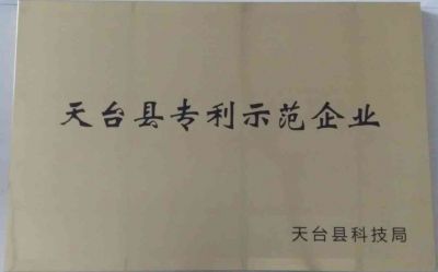 天臺(tái)縣專利示范企業(yè)